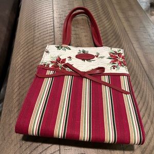 Longaberger Christmas Tote Bag
